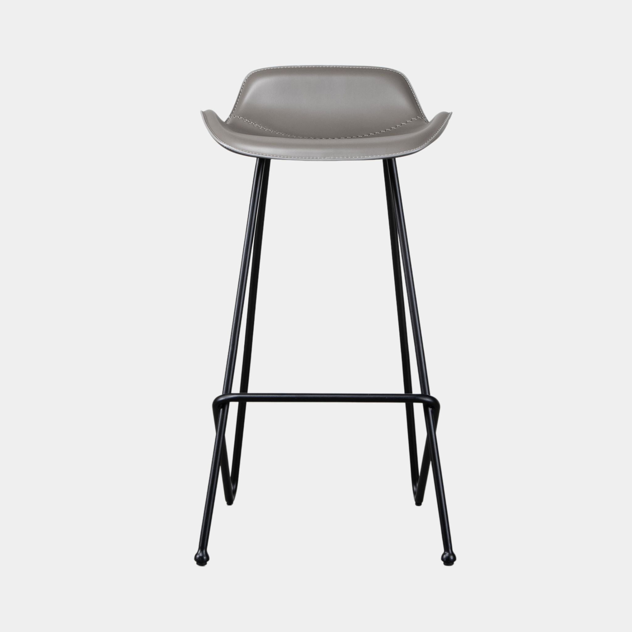 Oliver Leather Bar Stool