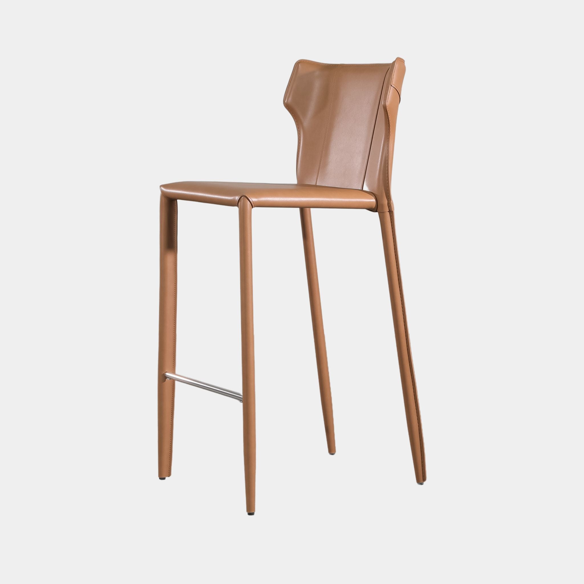 Elijah Leather Bar Stool