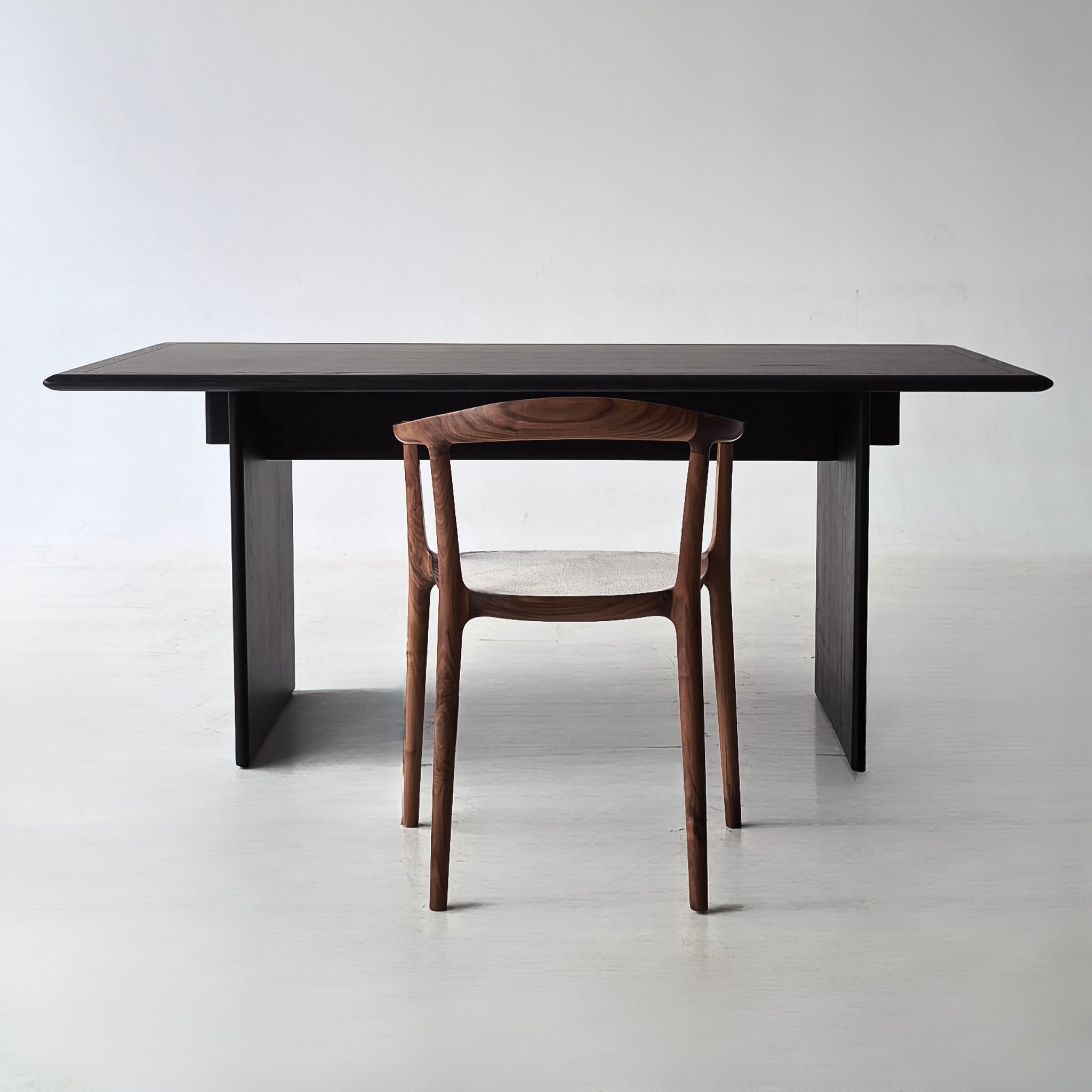 Parallel Wooden Dining Table