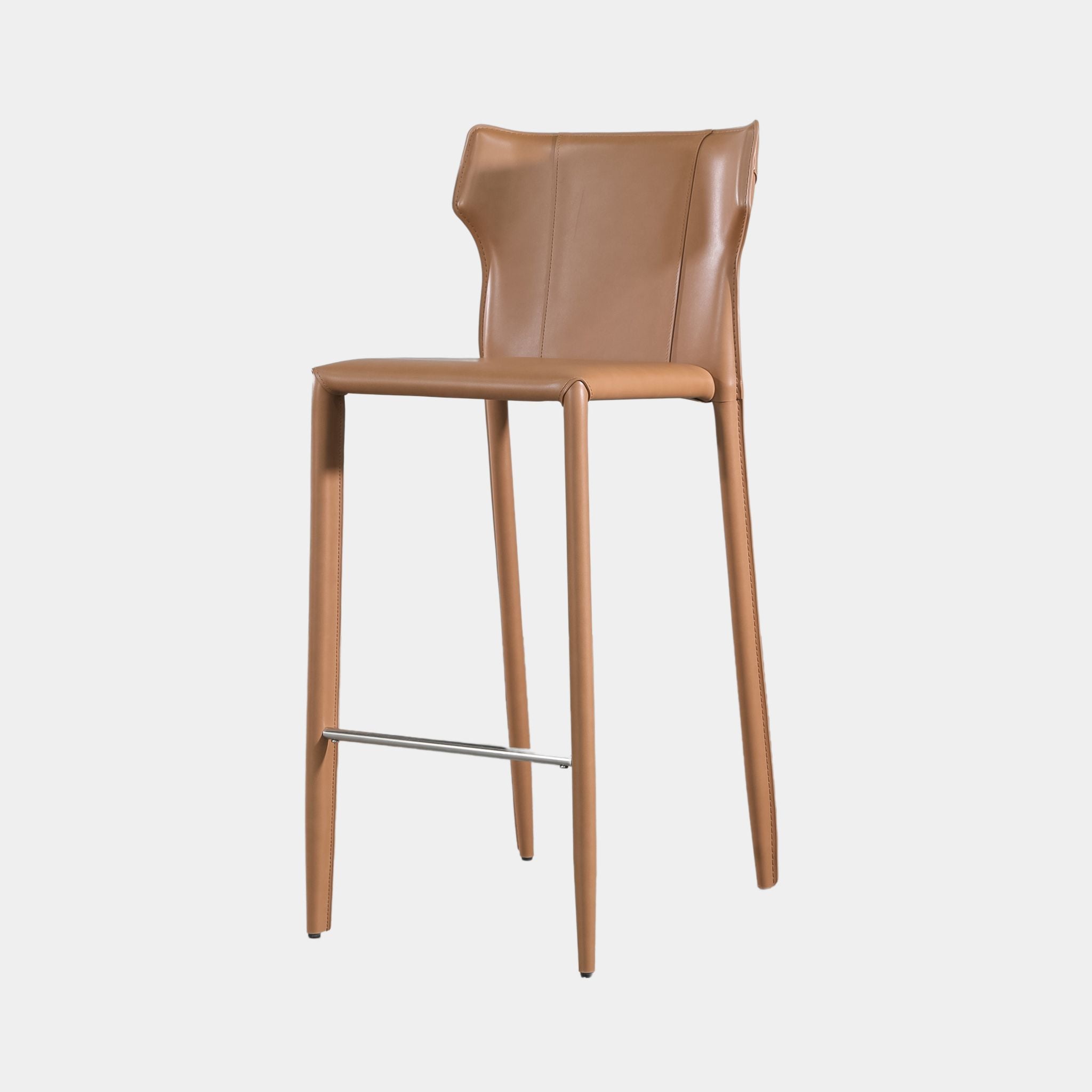 Elijah Leather Bar Stool