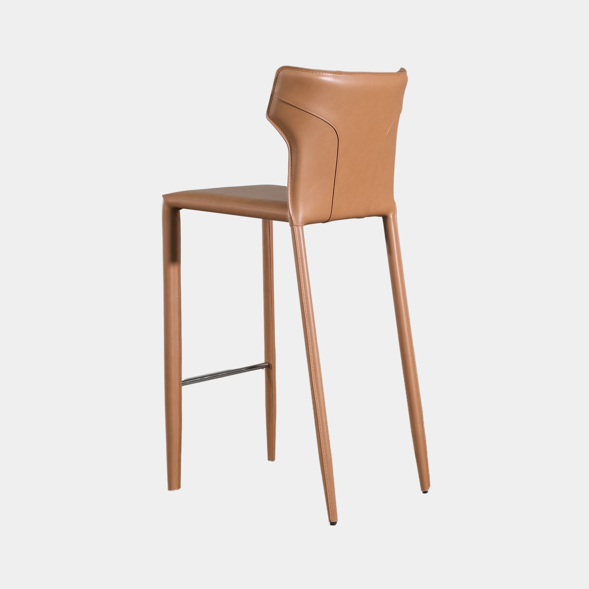 Elijah Leather Bar Stool