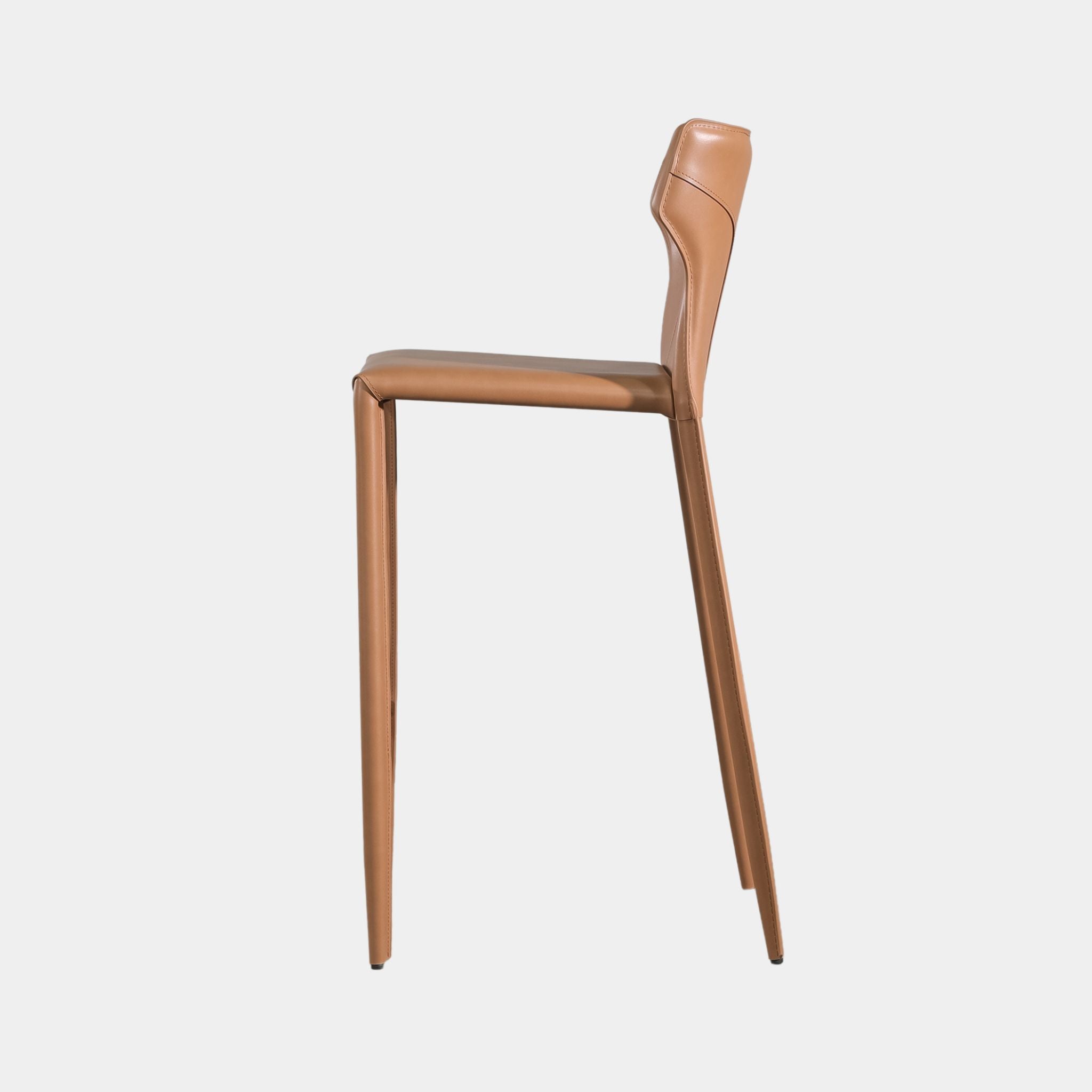 Elijah Leather Bar Stool