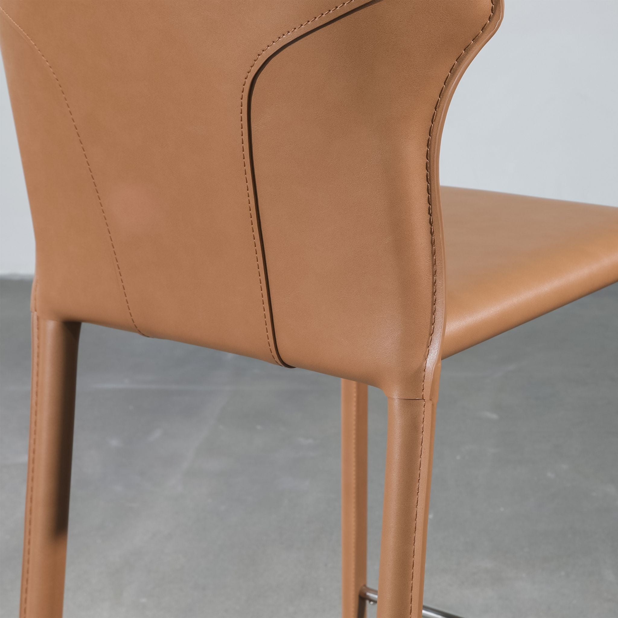 Elijah Leather Bar Stool