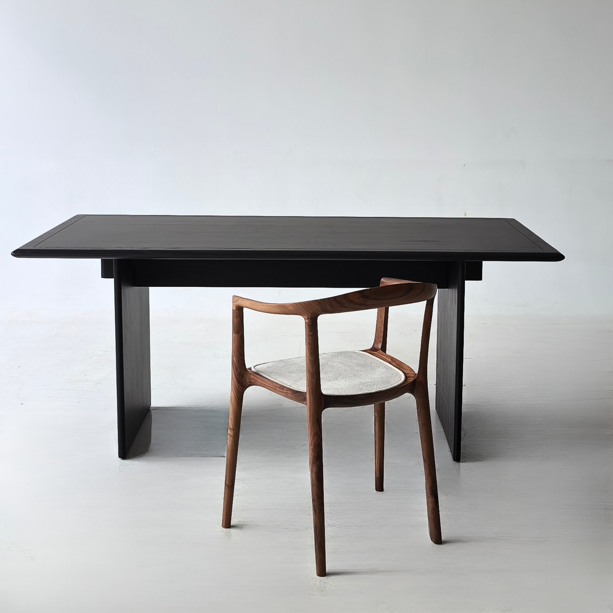 Parallel Wooden Dining Table