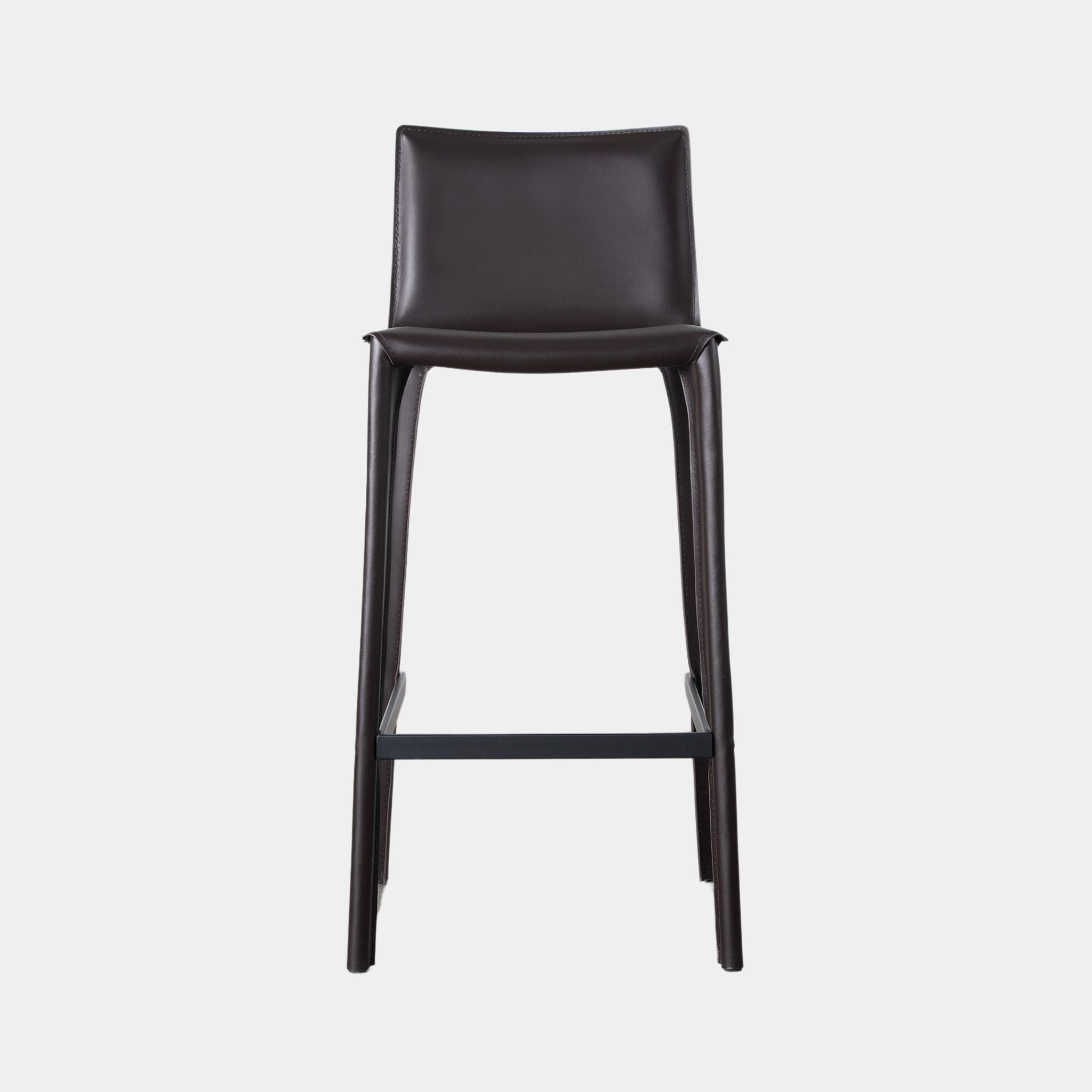 Zak Leather Bar Stool