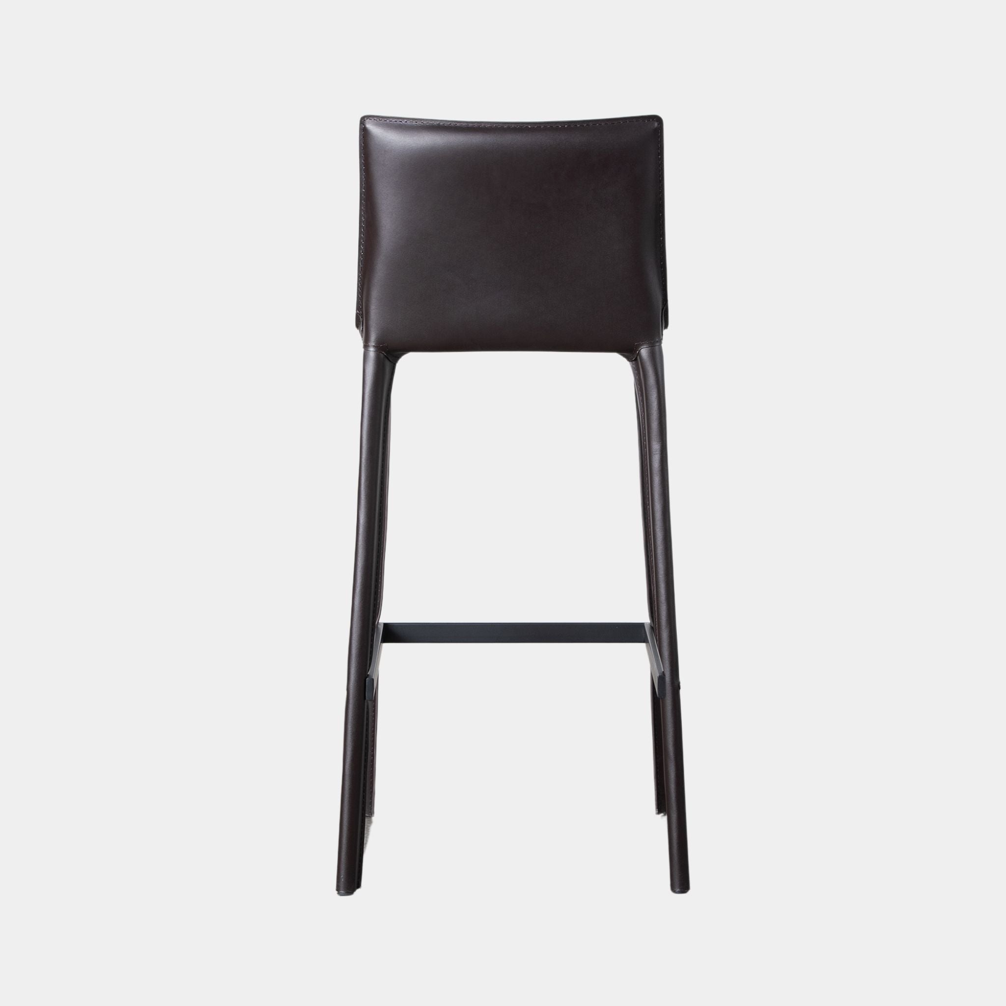 Zak Leather Bar Stool