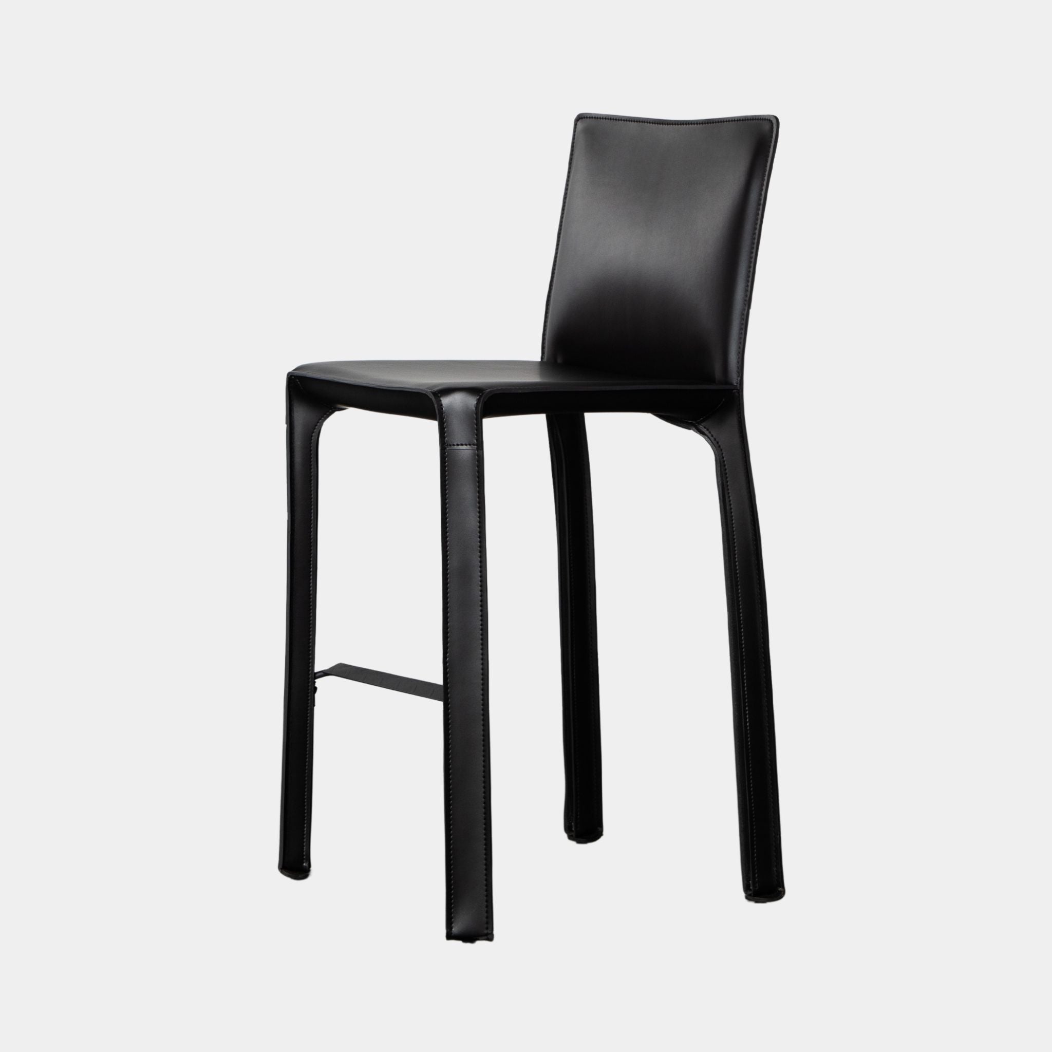 Noah Leather Bar Stool