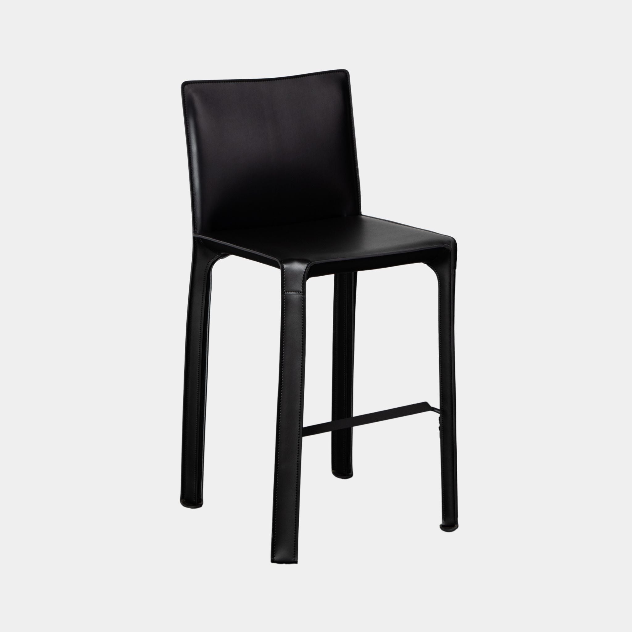 Noah Leather Bar Stool