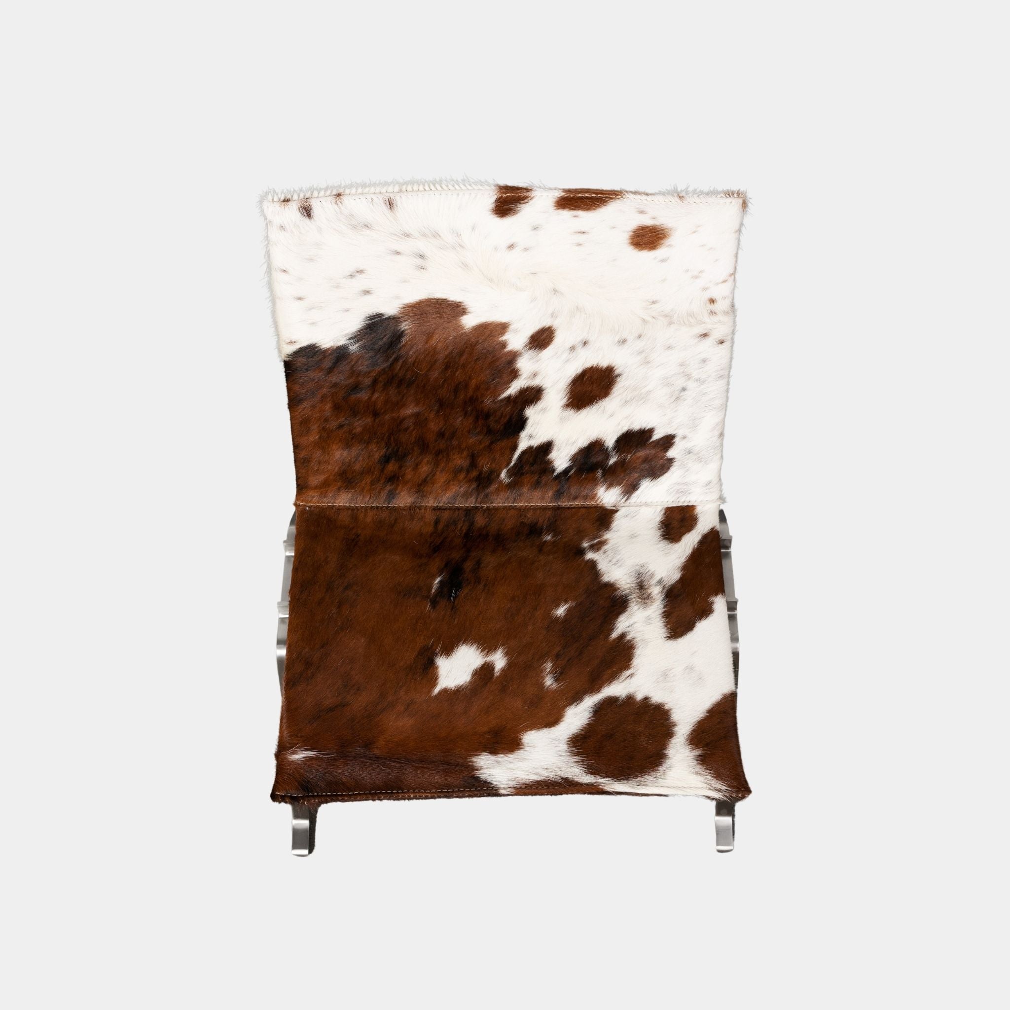 Cowhide Metal Lounge Chair