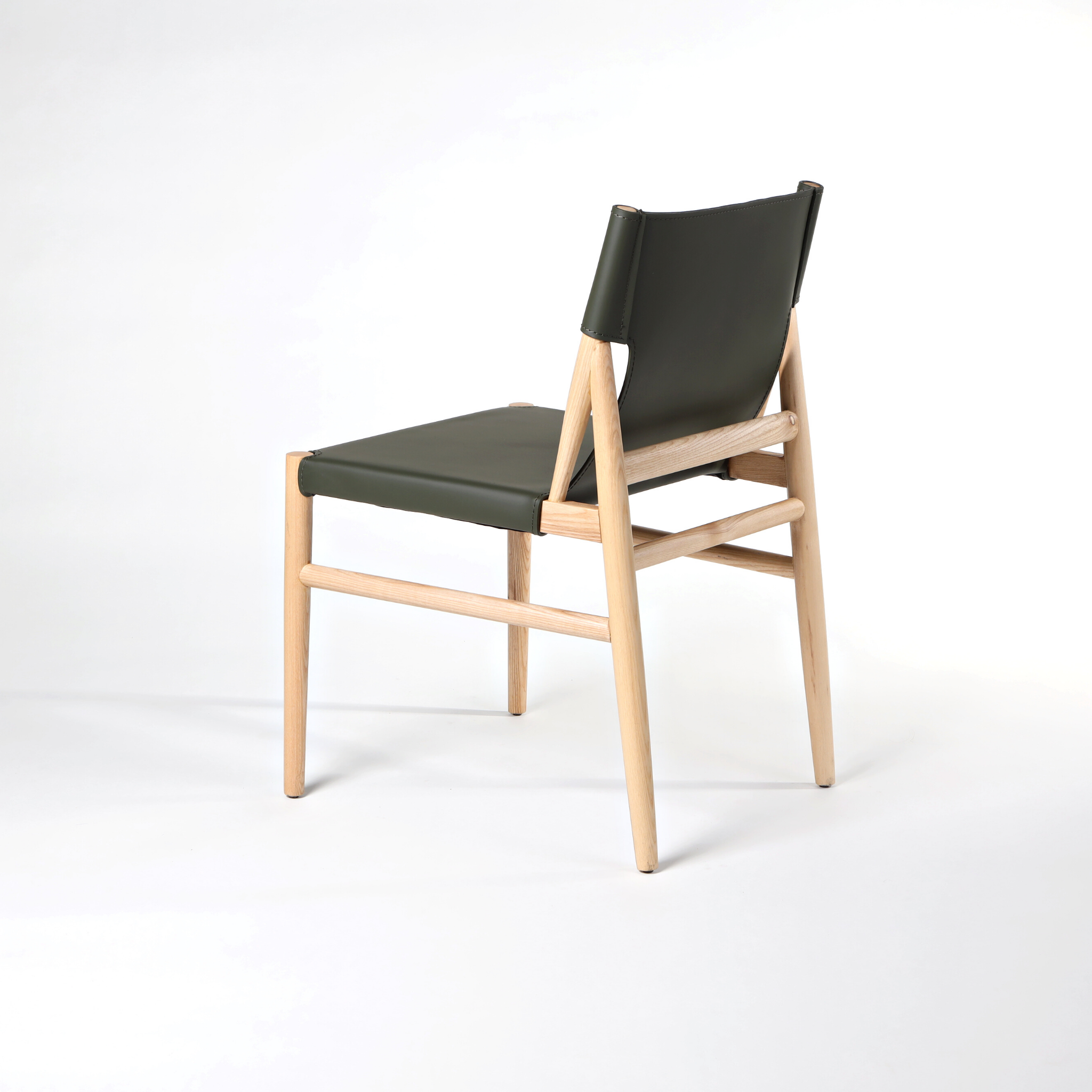 Arthur Leather and Wood Dining Chair - The Feelter
